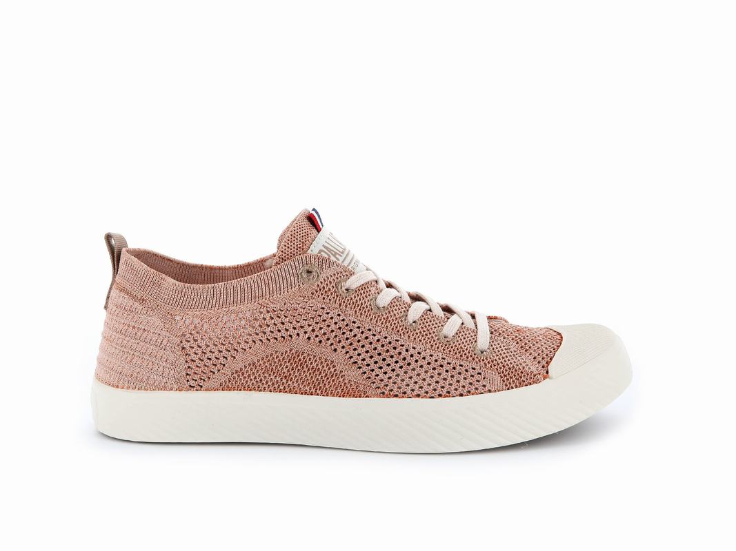 Palladium Pallaphoenix Knit Women's Low Top Sneakers Rose (OTQH17948)